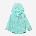 Monogrammed Kids Lightweight Rain Jacket | Mint
