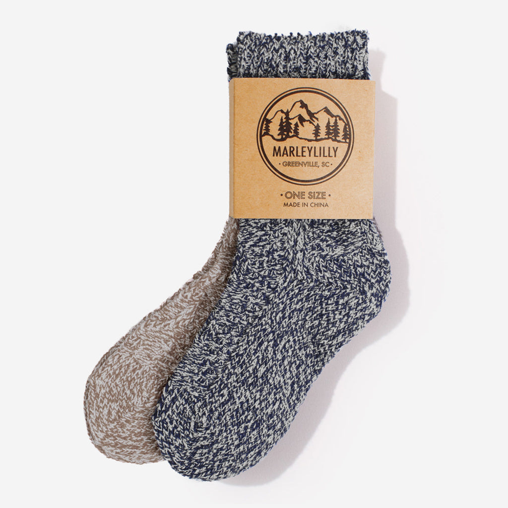 Kids Duck Boot Socks | Black and Brown
