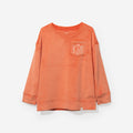 Monogrammed Kids Softspun Sweatshirt | Pumpkin